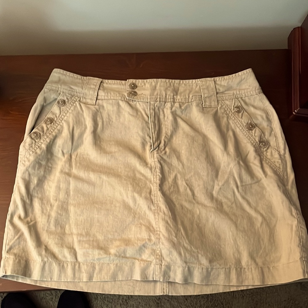Khaki Skort Size 12